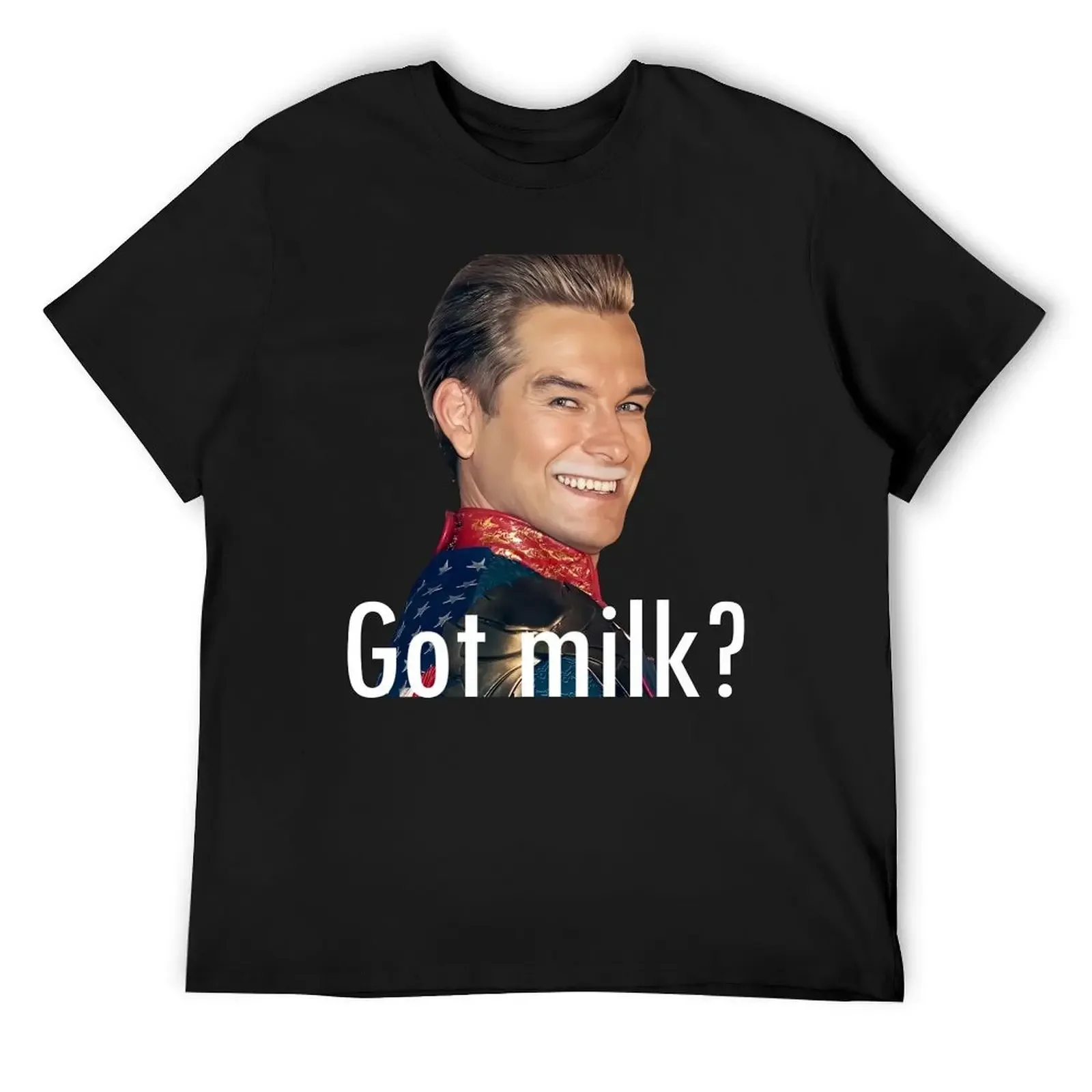 

Homelander Got Milk T-Shirt animal prinfor boys new edition sweat t shirt men 100℅ cotton