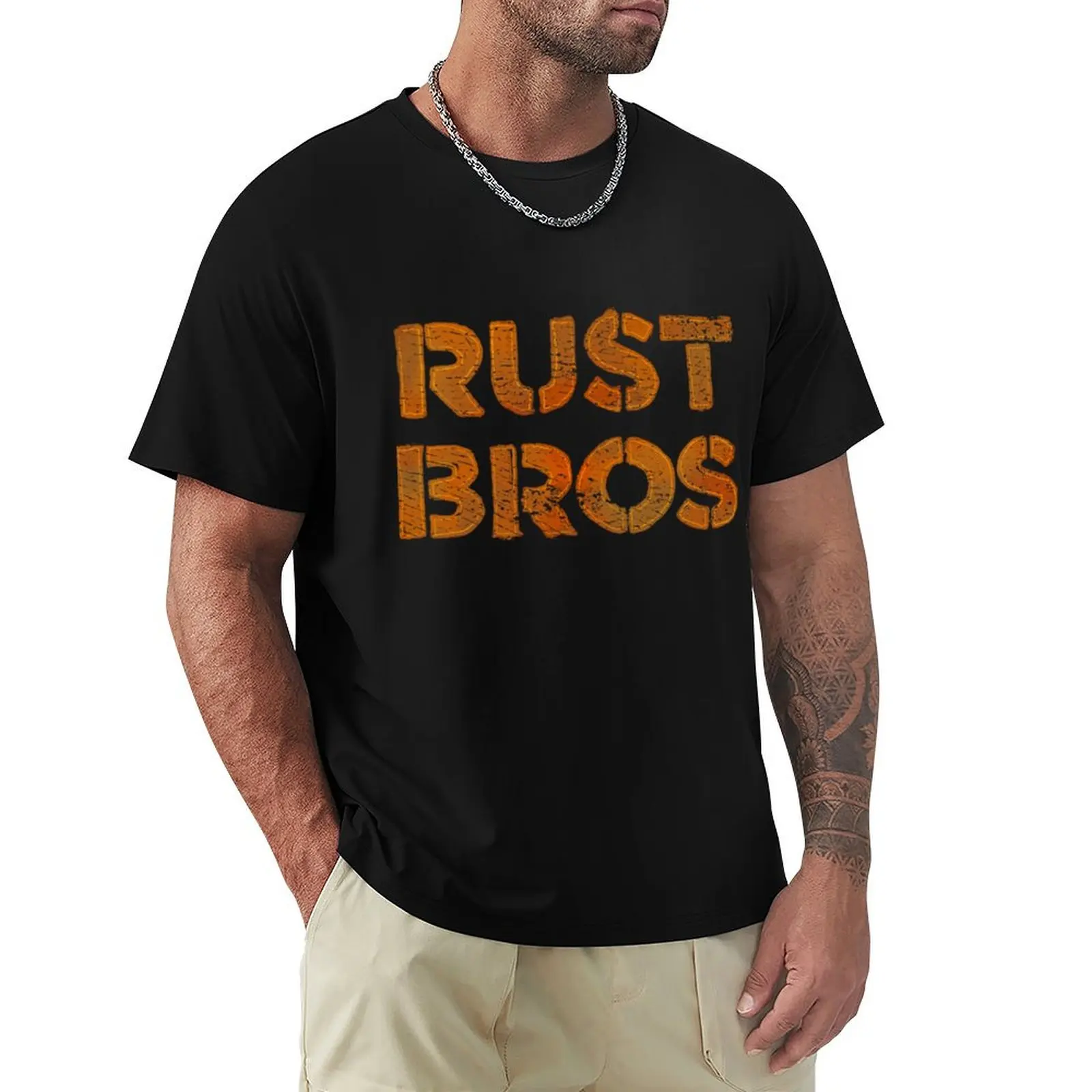 

Rust Bros T-Shirt Moisture Control Sports Tee