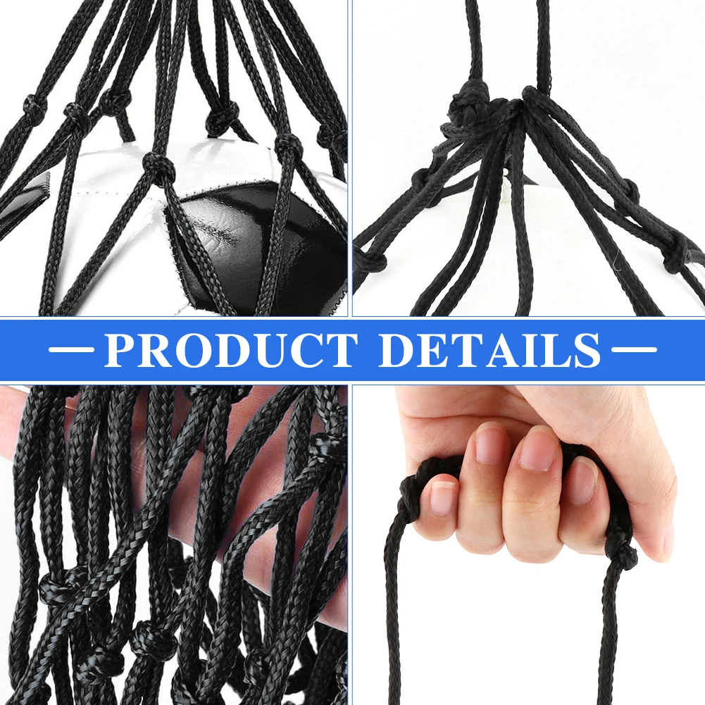 6pcs Portable Nylon Gift Solo Training Aid Practice Black Blue For Youth Adults Football Kick Trainer Set Extra Long Juggling