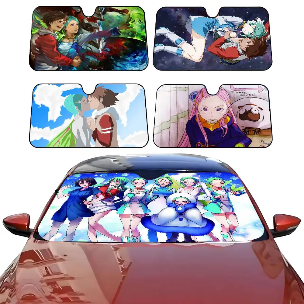 

ANIME E-Eureka Car SunShade Parasol Car Windshield Sun Shade UV Protection and Interior Cooler