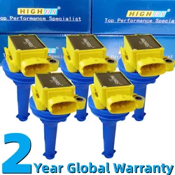 Ignition coil plug for Volvo C30 C70 S40 S60 S80 V50 V70 XC70 2.4L 2.5L performance highrs