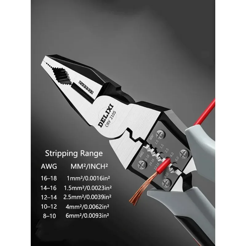 Alicates diagonales universales multifuncionales, alicates de punta de aguja, herramientas manuales, herramientas de Hardware, cortadores de alambre universales para electricista