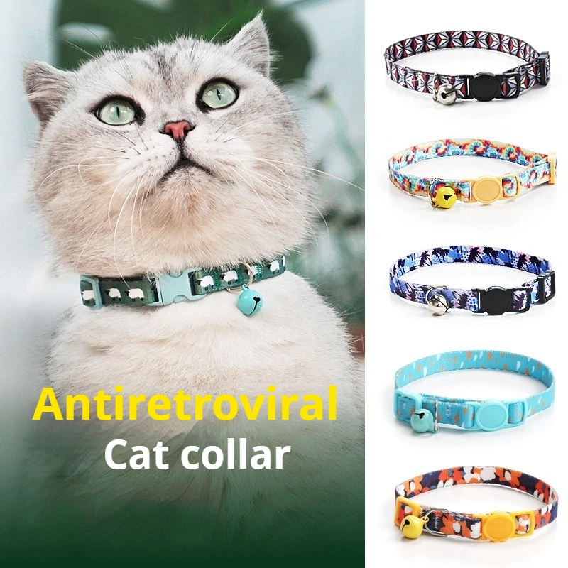 

Cat Collar, Knitted Necklace, Neck Ring, Bell, Anti - Choking, Comfortable, with Safety Buckle
