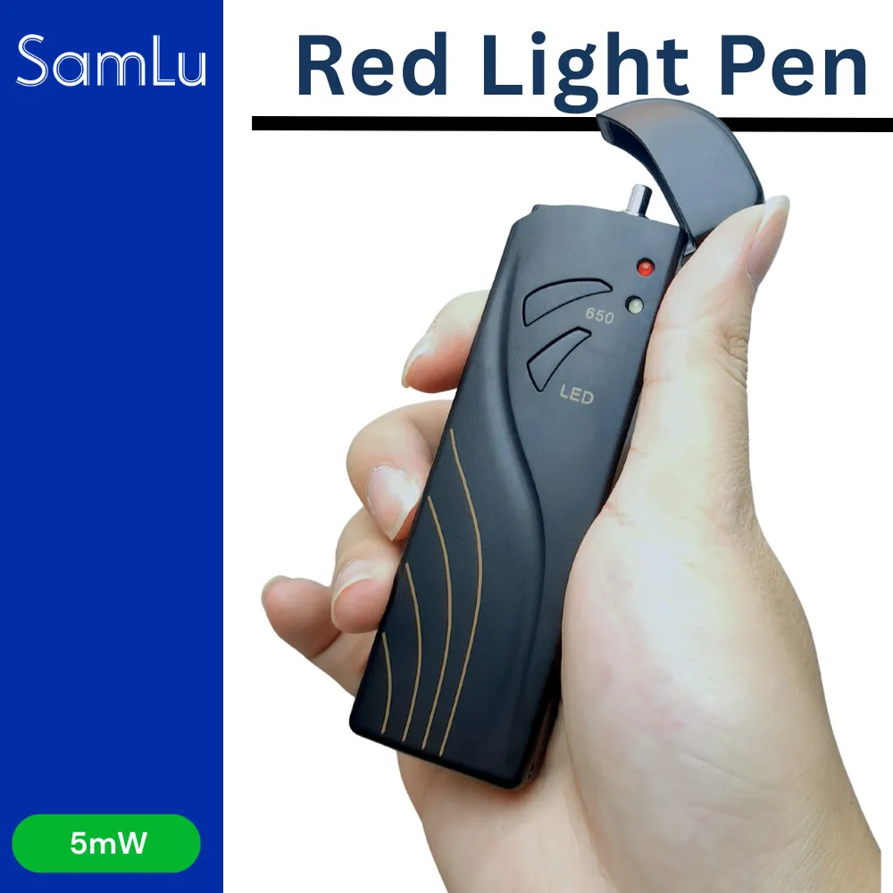 

Fiber Optic Red Light Pen Flip Open VFL 2.5mm Interface SC, FC, ST With LED Lighting 5 mW VFL Mini Source Fiber Fault Detector