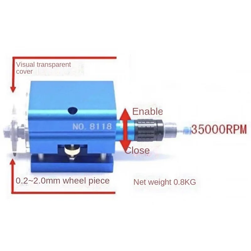 pneumatic Grinder for grinding nicks in cutting dies Groove cutting Machine carton connection point opener cutout