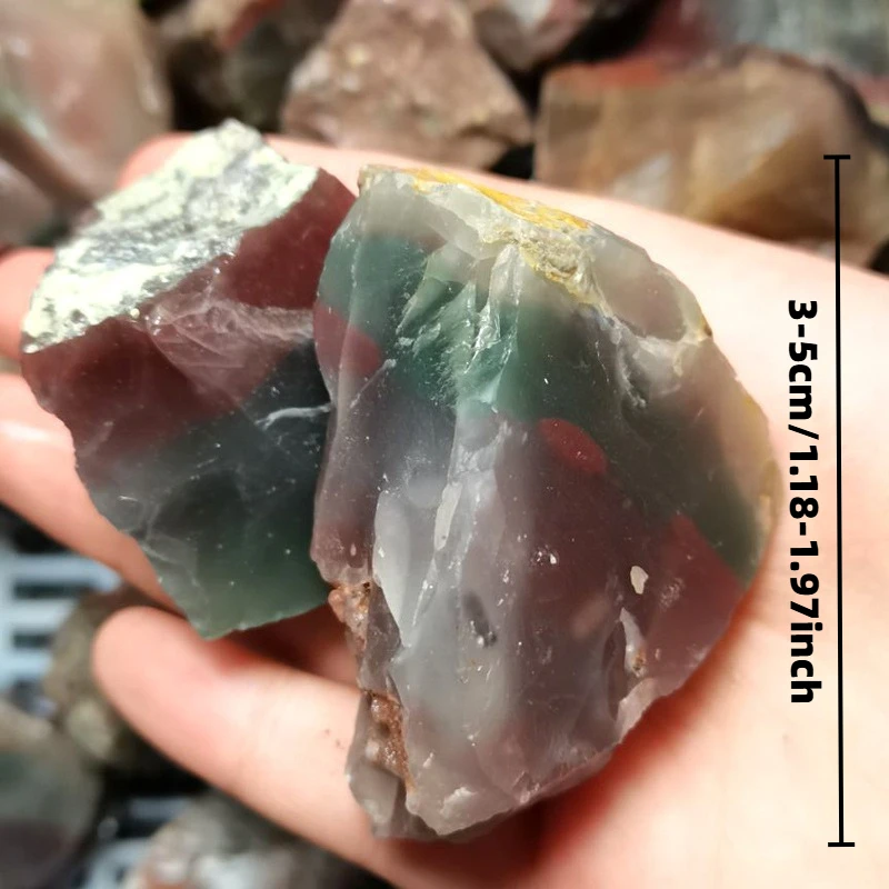 1pc/2pcs Natural Qinziyu Purple-Green Agate Raw Stone Irregular Shape Crystalsplay Specimen Unique