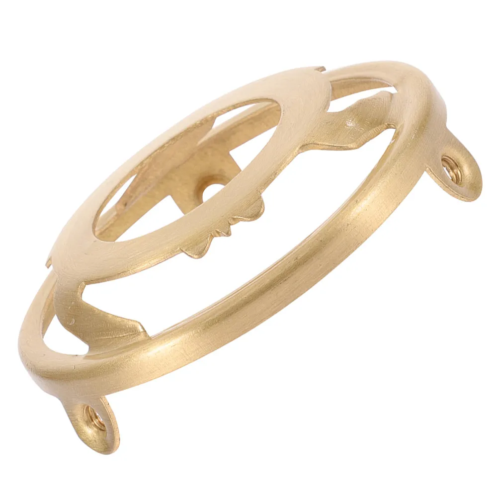 

Медный патрон E26 с треугольным кронштейном и обратным креплением для стабильной фиксации абажура, сменная деталь, адаптер для плафона