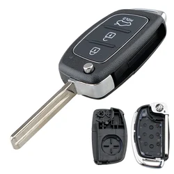 3 / 4  Buttons Car Remote Key Shell Case Replacement Fit for Hyundai /  Santa / Fe Sonata-/ Tucson- Accent I30 / I40 / I45