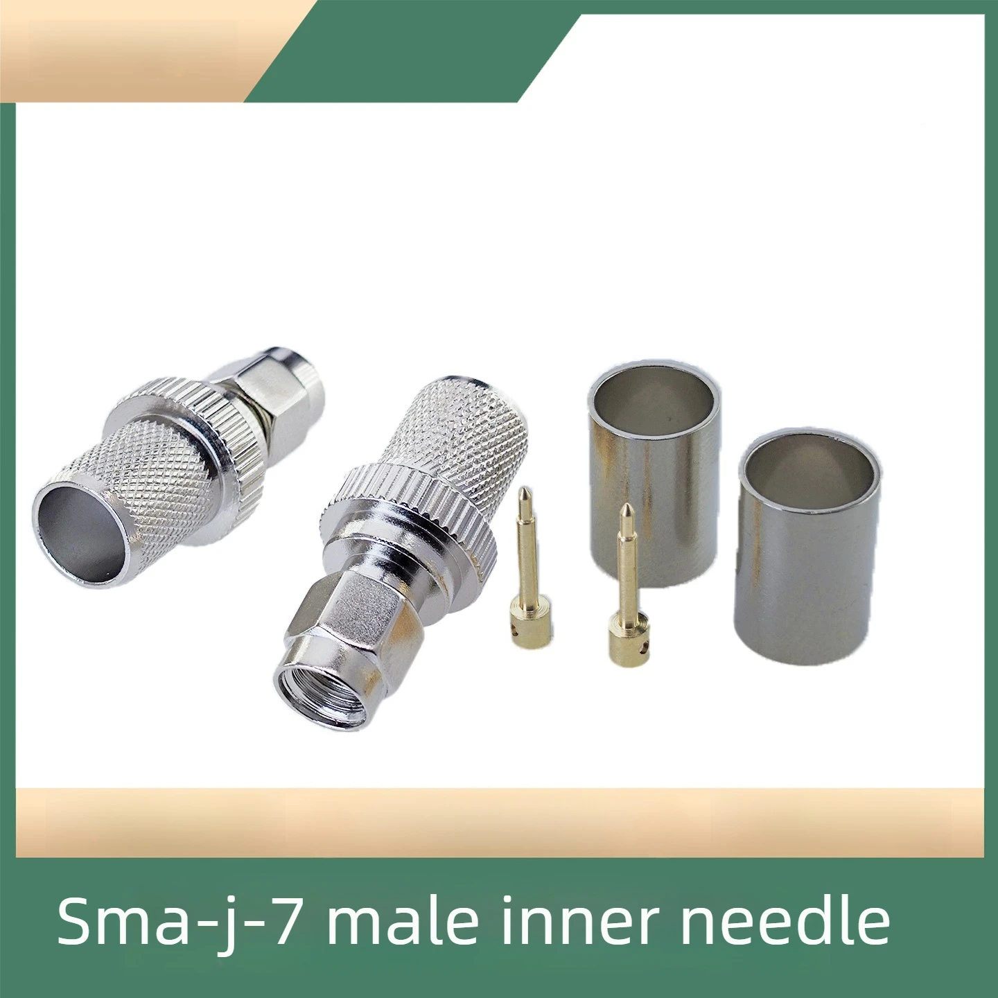 All-copper SMA-JK-7 RF connector SMA male and female head 50-7 crimp 7D-FB LMR400 feeder