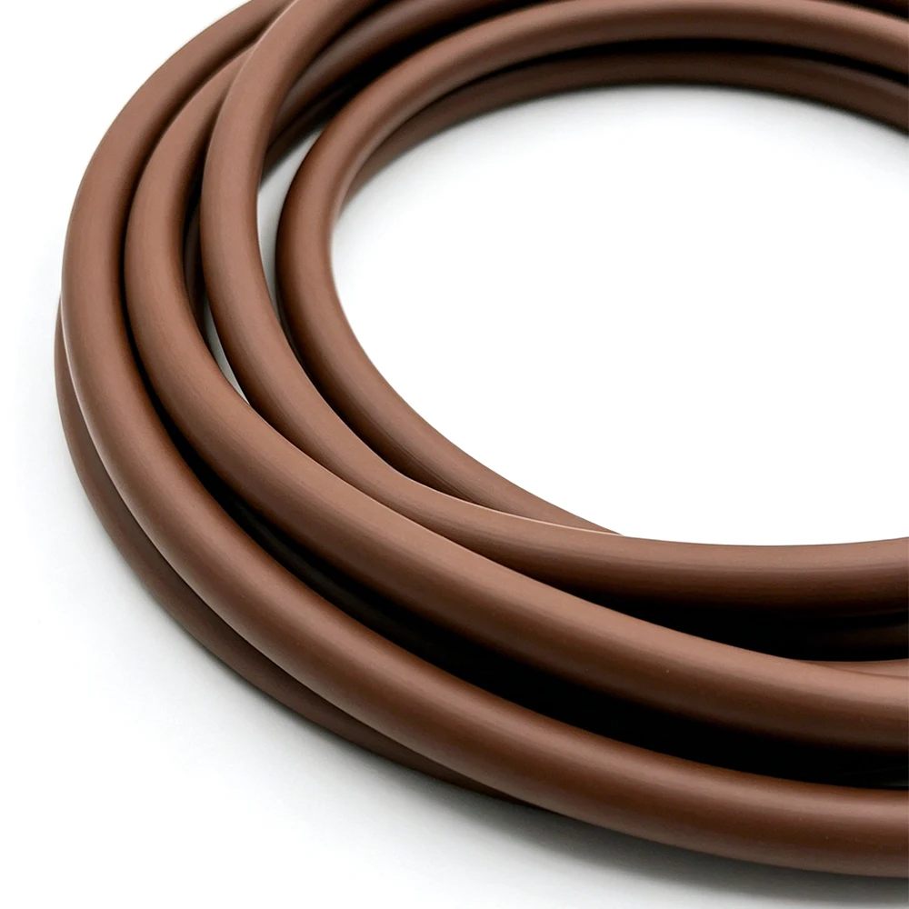 1/2/3/5M Solider Viton FKM Fluorkautschukstreifen Braun Hochtemperatur-Ölbeständiger Fluorkautschuk-Dichtungsstreifen Dichtungsleiste – Detail 7
