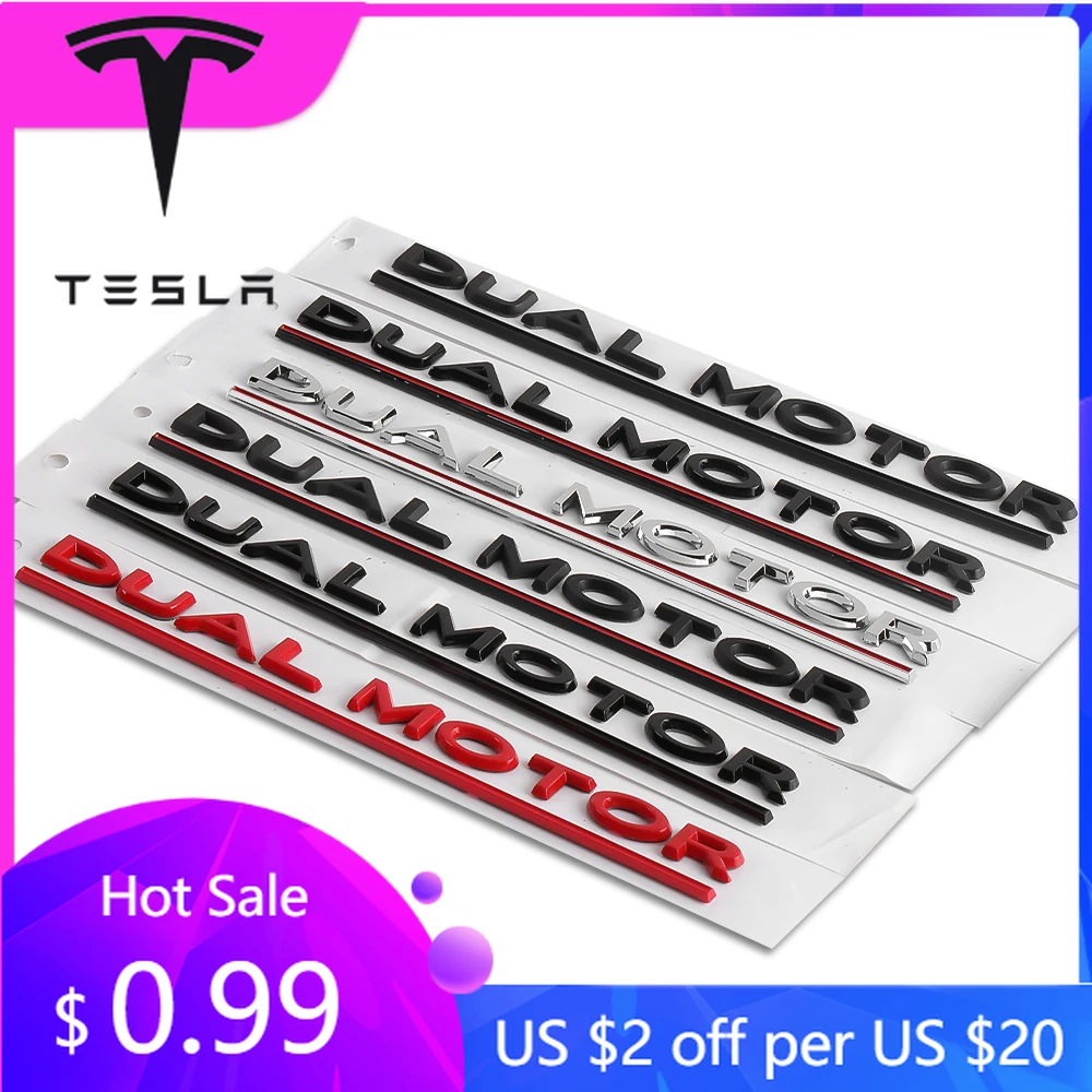 

Car Sticker For Tesla Model 3 Y Juniper Highland 2020-2026 2025 Hot ABS Car Tailgate Letters Emblem Logo Rear Badge Decals Engin