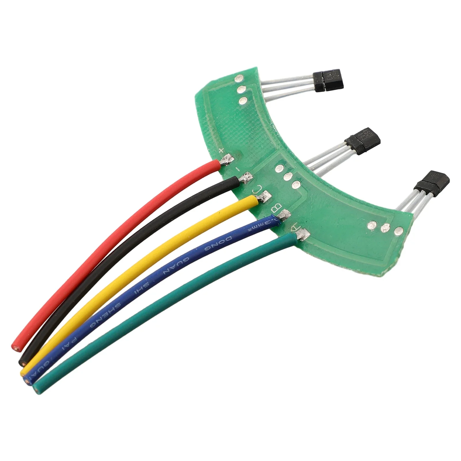 1 Piece Hall PCB With Cable Green Outdoor Sports Component E-bike Electric Vehicle 500-2000W Hall Sensor PCB For 3wheel Motors