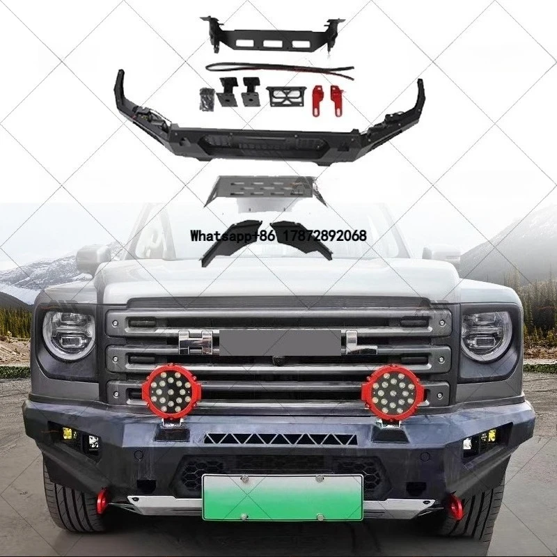 

High-Quality Haval Raptor Front Bumper Rear Bumper Bull Bar for 2025 Haval Raptor Off-Road Accessories Upgrade Kit