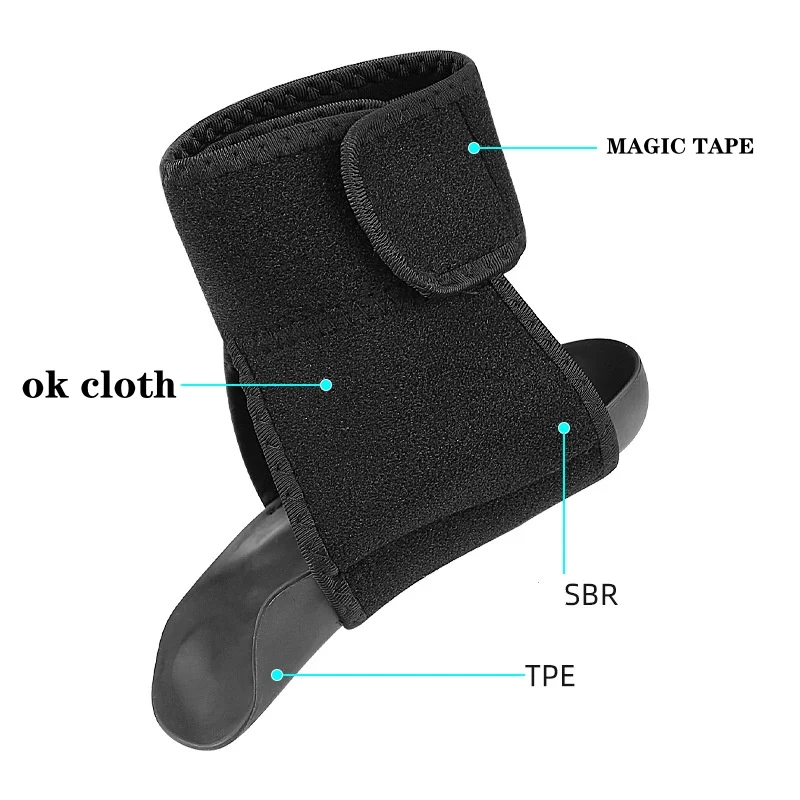 XO-Shaped Leg Inversion Half Pads and Arch Support Ankle Guards