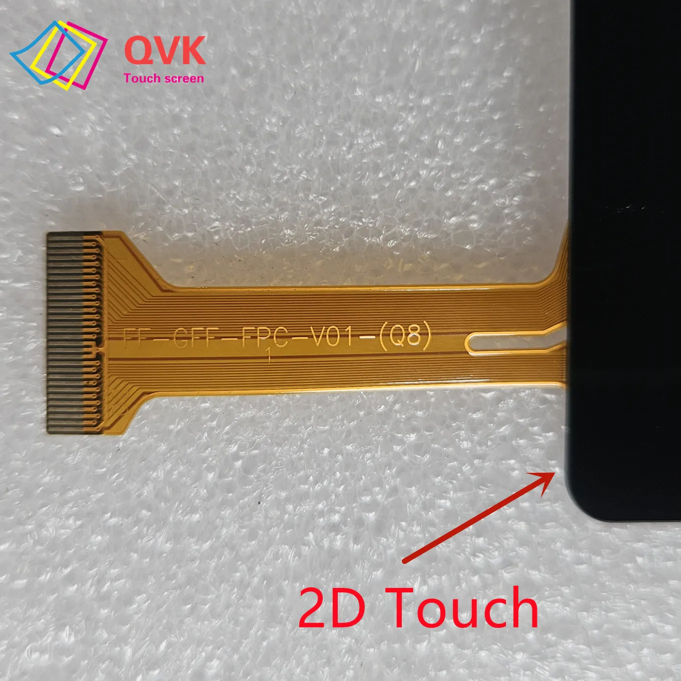 7-calowy ekran dotykowy 2.5D, czarne szkło do tabletu FF-GFF-FPC-V01-Q8, pojemnościowy digitizer, zewnętrzny panel szklany, 173X105 MM — zdjęcie produktu 4