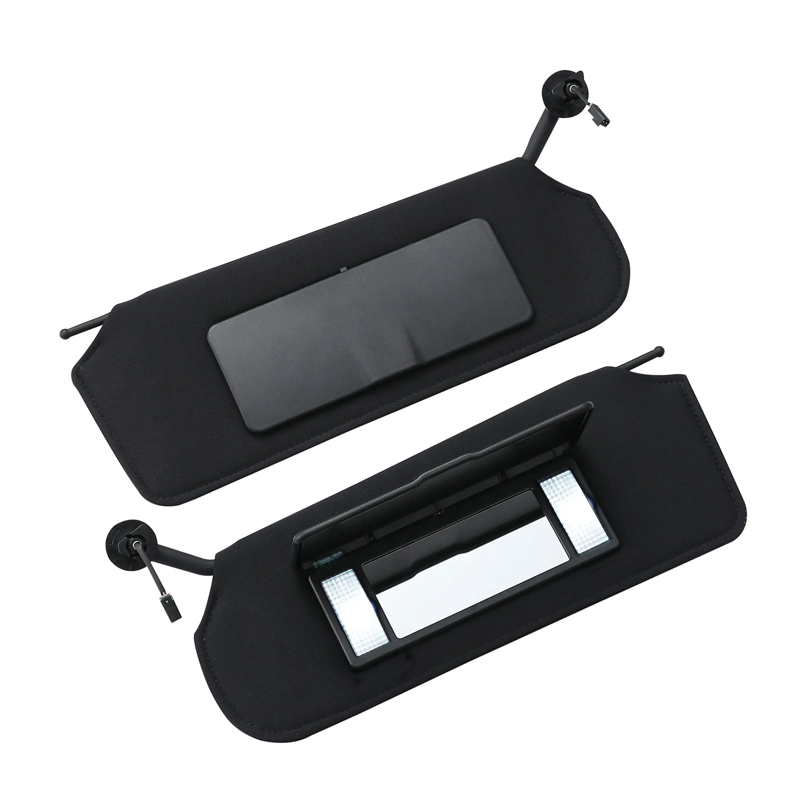 

Black Sun Visor Set With Bright LED Lights For Corvette C5 1997-2004 Driver And Passenger Side Replacement Parts
