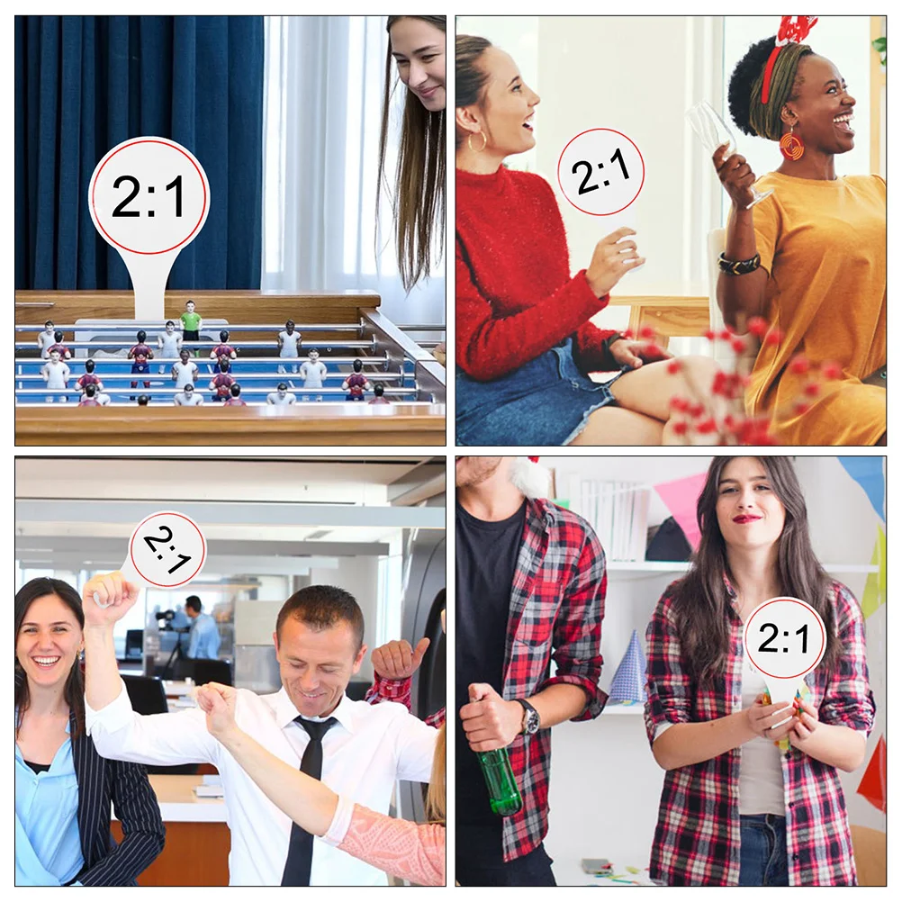 لوحة النتائج المحمولة للتعليم ، الدعائم التهديف ، محو الجافة ، الإجابة ، النتيجة والدقيق ، تسجيل التهديف ، علامات ، 4 قطعة #6