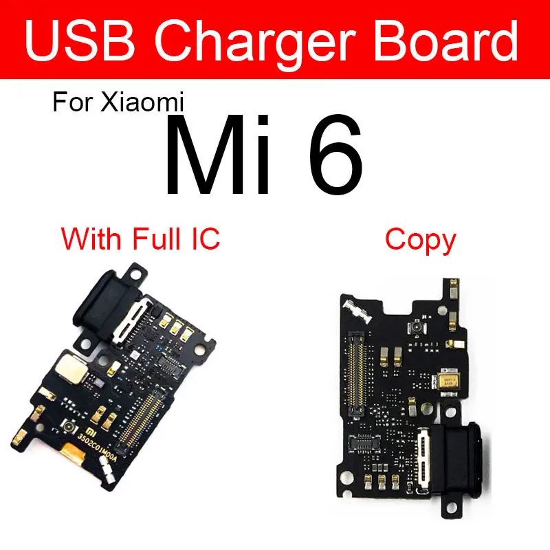 Usb Charging Jack Port Board For Xiaomi Mi 5 5c 5s 5X Mi 6 6X Charger Dock For Mi A1 A2 Connector Board Module Repair Parts