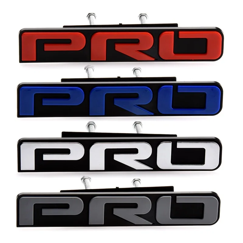 For TRD PRO Front Grille Insert Emblem Badge ,3D Grille Decoration Nameplate Decal,Fit for Taca Tundra 4runner Pack