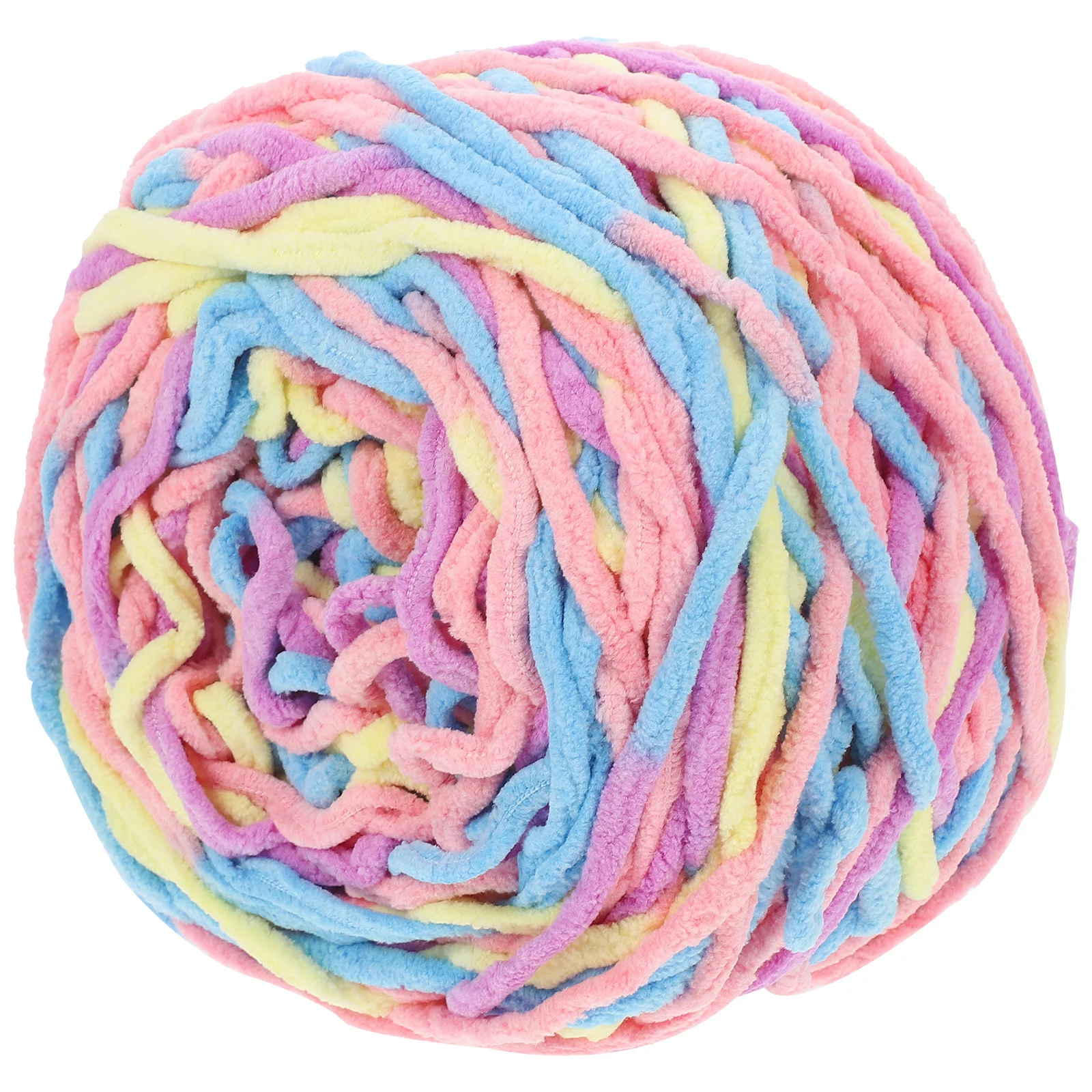 

Chunky Yarn for Crocheting Replaceable DIY Sewing Material Flexible Polyester Easy to Use for Household Projects
