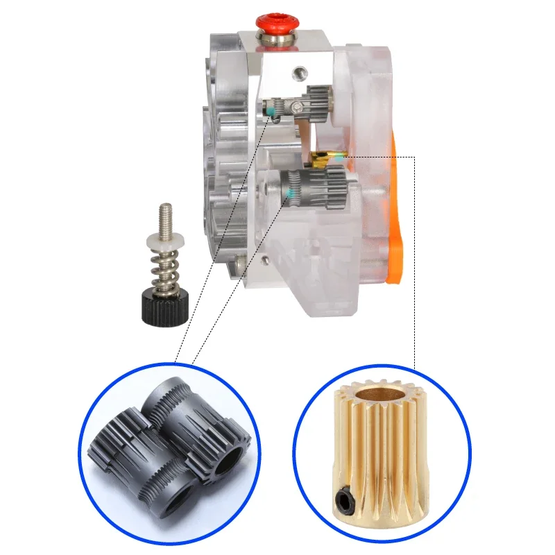 RCN نانو المغلفة RN-WIND V1.1 الطارد صلابة عالية HV3300 المزدوج محرك والعتاد لأجزاء الطابعة أندر 3 53D تيتان ايرو #4