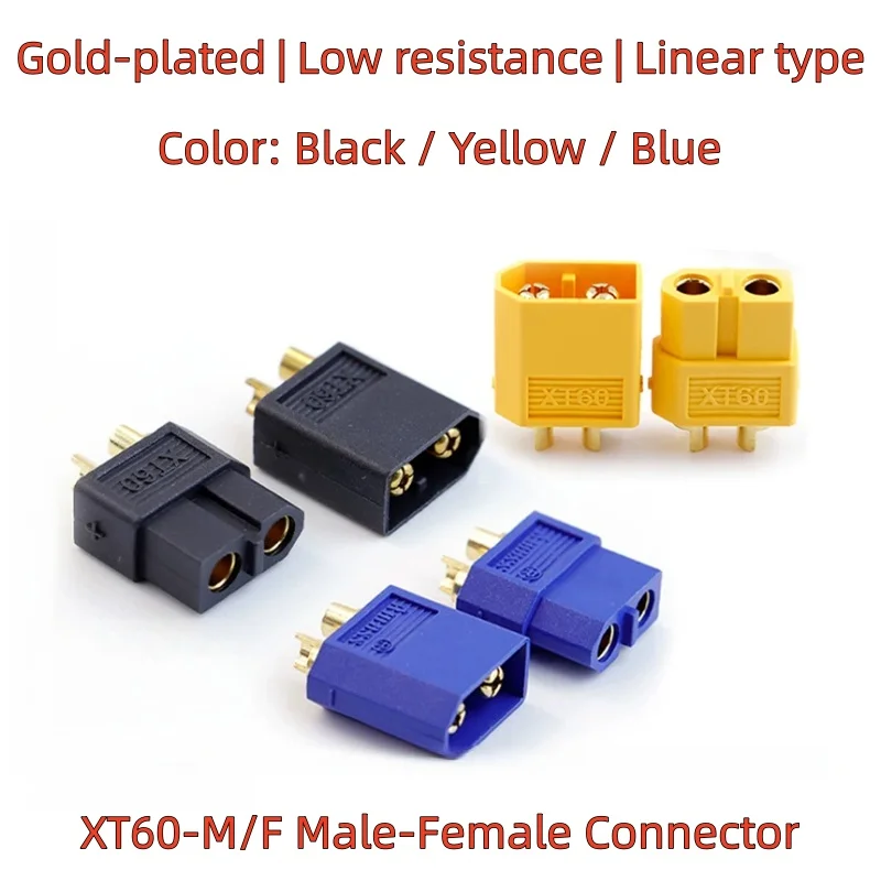 XT60 Connector XT60 Male Female Bullet Connectors Power Plugs for RC Lipo Battery Motor XT60 Drone Connectors