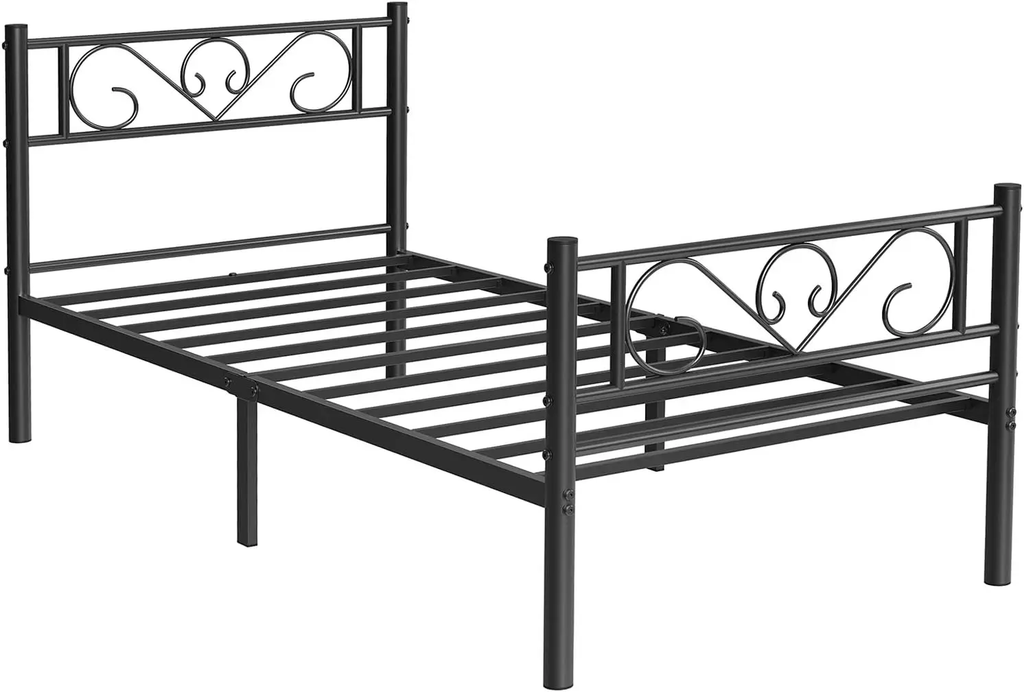 VASAGLE Bettgestell, Einzelbett, Doppelbett, 90-140 cm (B)