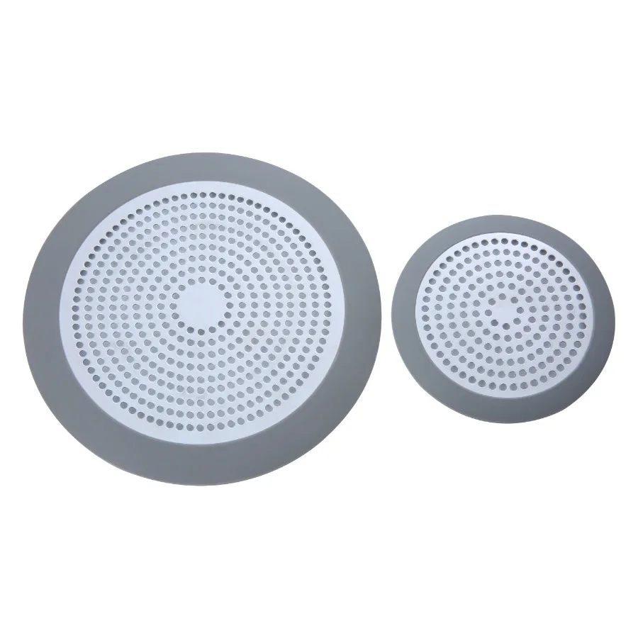 

Universal Drain Strainer 2-Pack Stainless Steel Shower and Sink Strainers with Rubber Gaskets