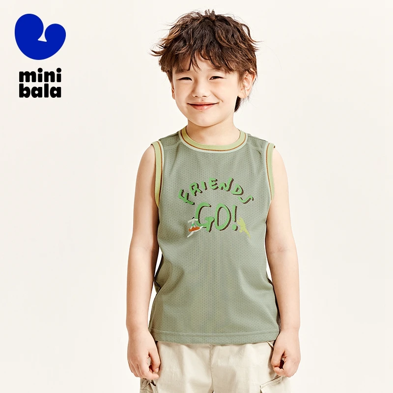 Mini Bala-Chaleco deportivo para niños, chaleco ligero y transpirable para bebés, novedad de verano 2024