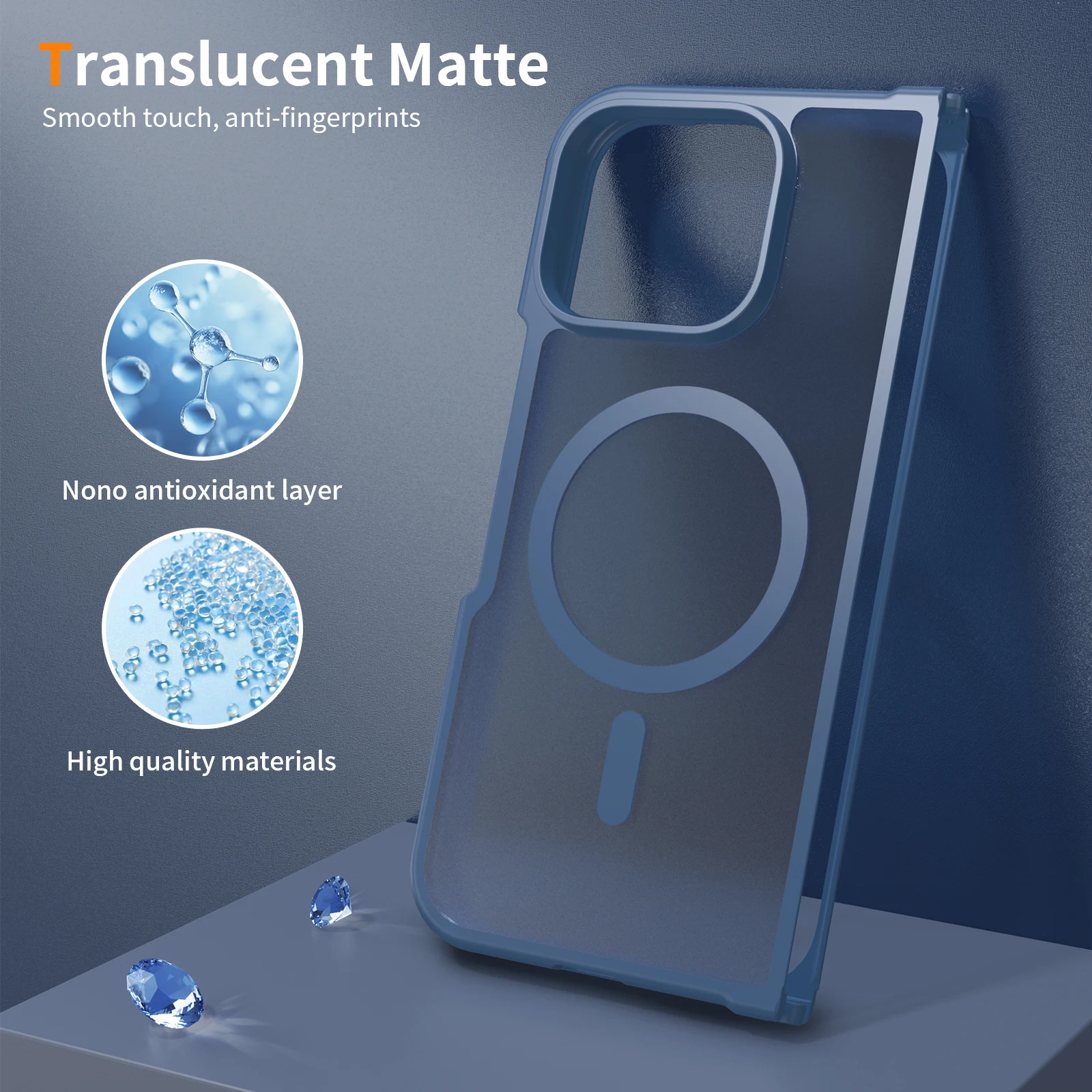 Für Google Pixel 11 Pro Fold Hülle Magnetische Matte Hartabdeckung TPU+PC Matte Sturzsichere Handyhülle Transluzent Mattiert – Detail 11