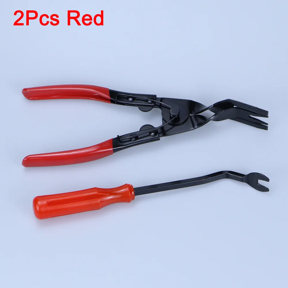 Auto Clip Verwijdering Tang Gereedschap Auto Body Panel Deurbevestiging Push Pin Trim Removal Tool Kit Automotive Pry Tool Reparatieset