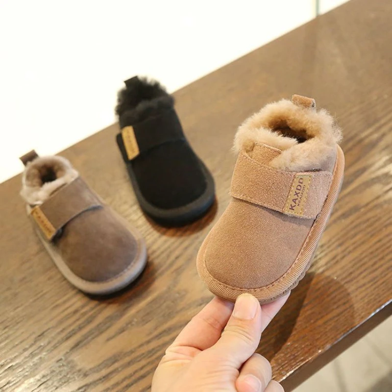 

Child Sneakers 1-3Y Boy Shoes Winter Plush Baby Cotton Shoe Comfortable Girls' Shoes Allmatch Ankle Boots Casual Child Shoes