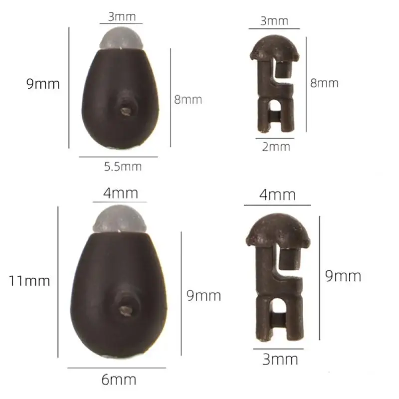 Quick Change Beads for Carp Fishing Shock Bead Method Feeder Lures Bead Fishing Method Feeder Rig Line Holder Pesca