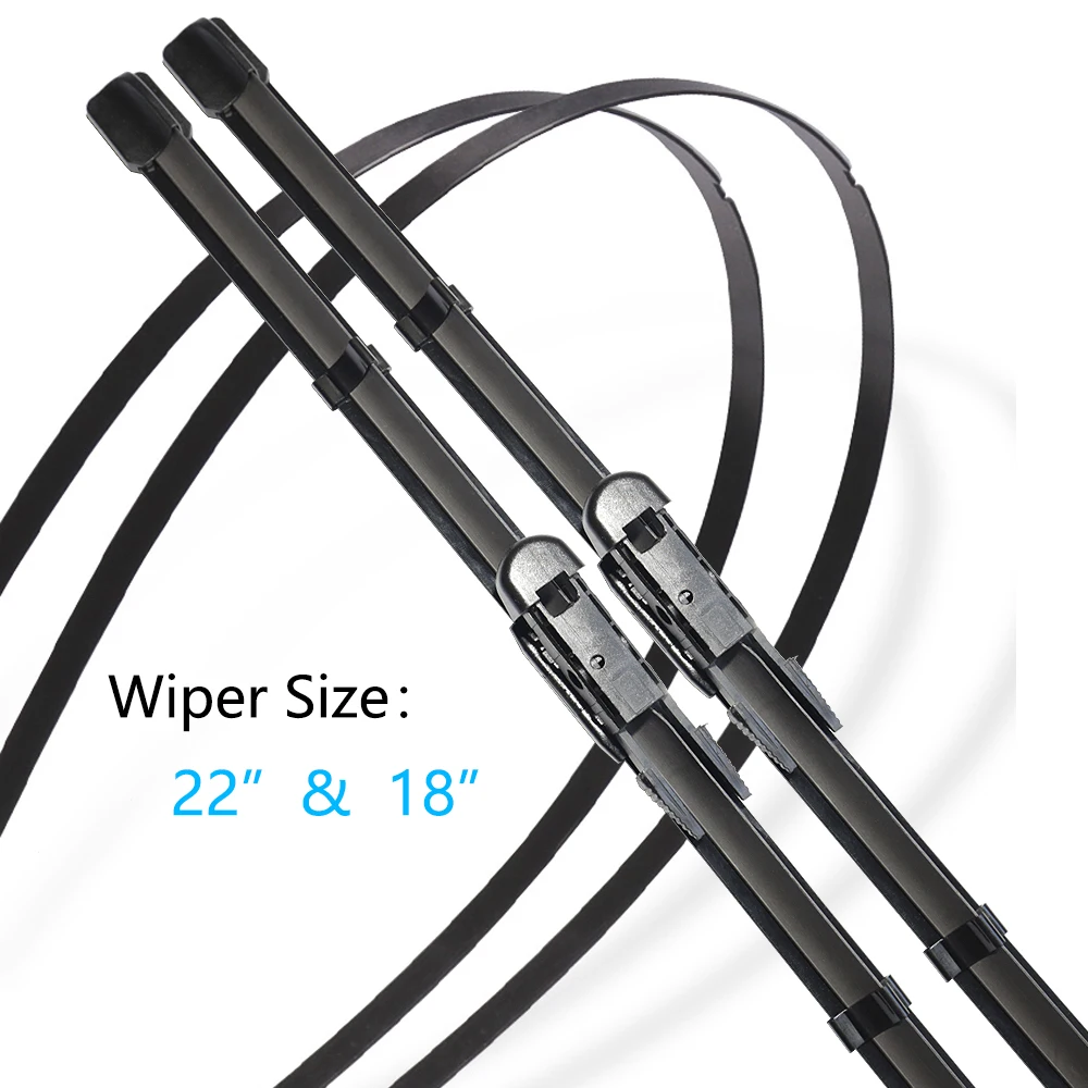 For BMW 1 Series F20 F21 2011~2019 Front Rear Wiper Blades Rubber Window Windshield Windscreen Brushes Cleaning Car Accessories