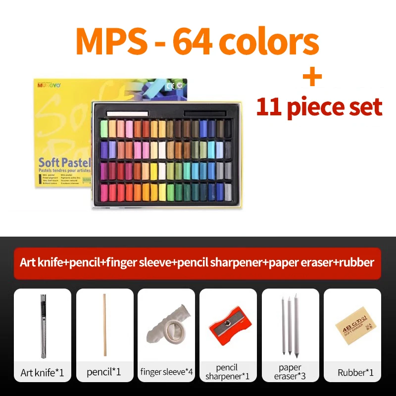 Mungyo Zachte Pastelkleuren/Krijt/Stokken/Kleurpotloden Voor Kunstenaar Graffiti Tekening Kleurkunst Briefpapier Benodigdheden Overlappend Niet Giftig