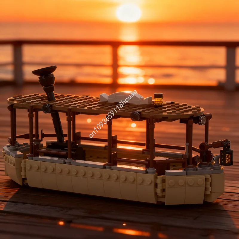 

448pcs MOC Jungle Cruise Boat Disneienyed Model Building Blocks Toy Construction DIY Education Christmas Gift Brick Birthday
