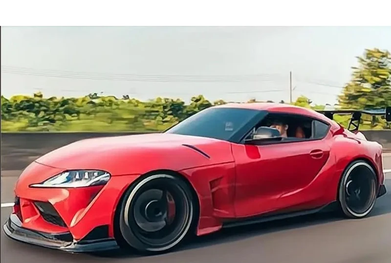 

For Toyota Supra A90 A91 Carbon Fiber/Fiberglass Fiber Opened Fender Fender Auto Parts