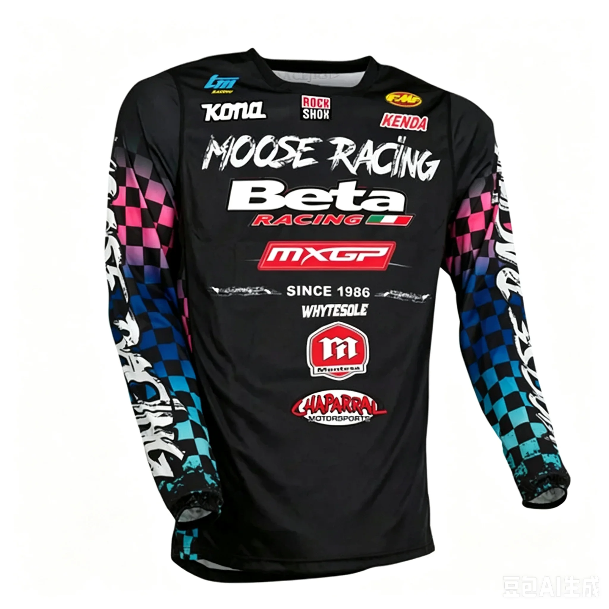 2026 Vintage Motorrad  Motorcycle Long Sleeve T-shirt White Black Red Blue Stripe Racing Jersey Quick Dry Outdoor Sport Shirt