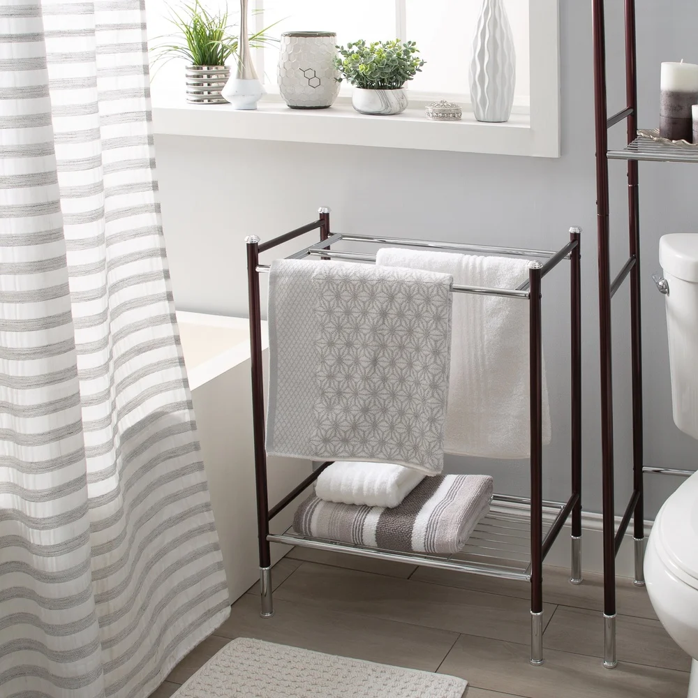 Duplex Line Freestanding Towel Rack