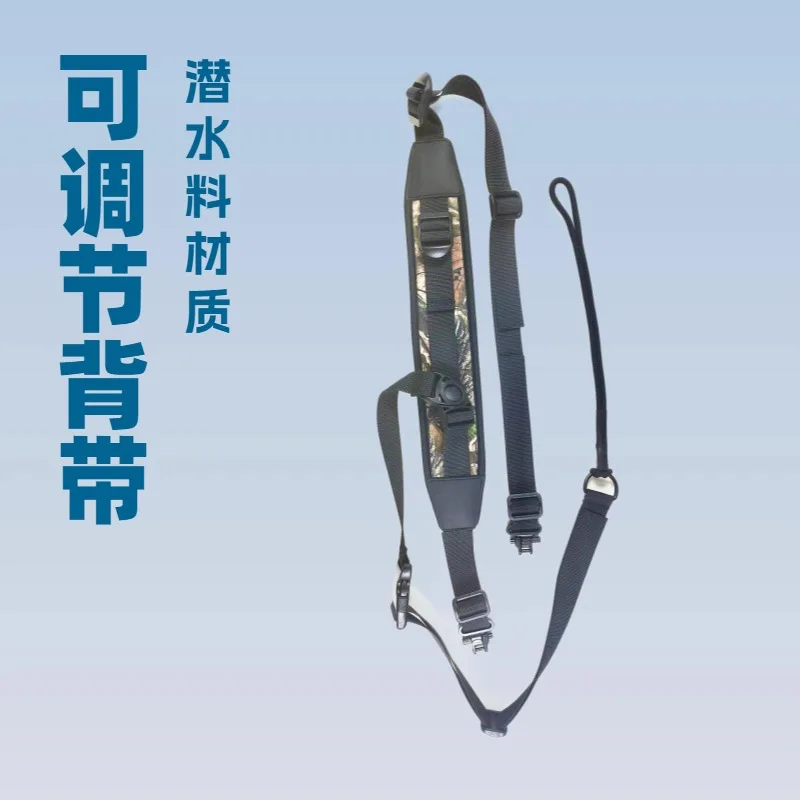 Estilingue de equipamento de mergulho tático ajustável ao ar livre estilingue espingarda sem arma