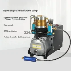220vHigh Pressure Air Pump 30mpa Water-cooled High-pressure Air Pump 4500psi Single Cylinder Electric Air Compression Pump CE
