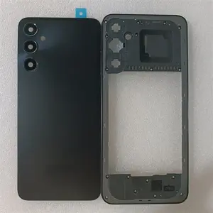 Bilashmart Samsung Galaxy A05S SM A057F Housing Case Middle Frame + Battery Cover Back Rear Door Housing Case With Camera Lens
