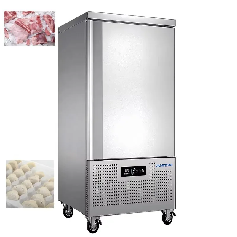 Customized 150L Ventilated Blast Freezer Commercial Household Stainless Steel Meat Quick Freezing Cabinet Refrigeration