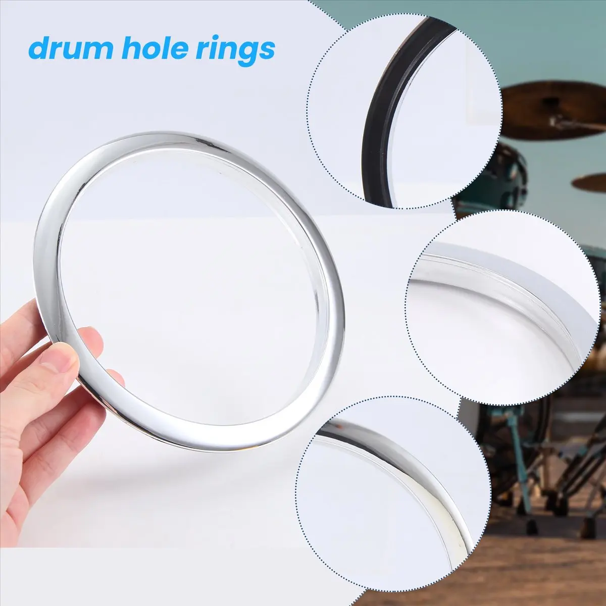 6 Inch Drum Kit Bass Drum Hole Rings Drum Drilling Tool Accessories-A09G - view 4