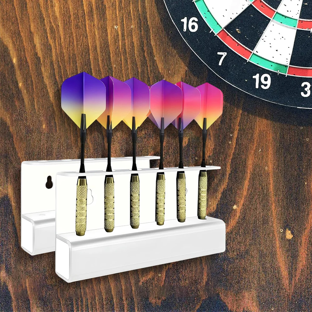 Wall Mountable for acrylic For Dart Holder Set Stores For 12 For Darts with Clean Lines and Functional Layout for Game Room