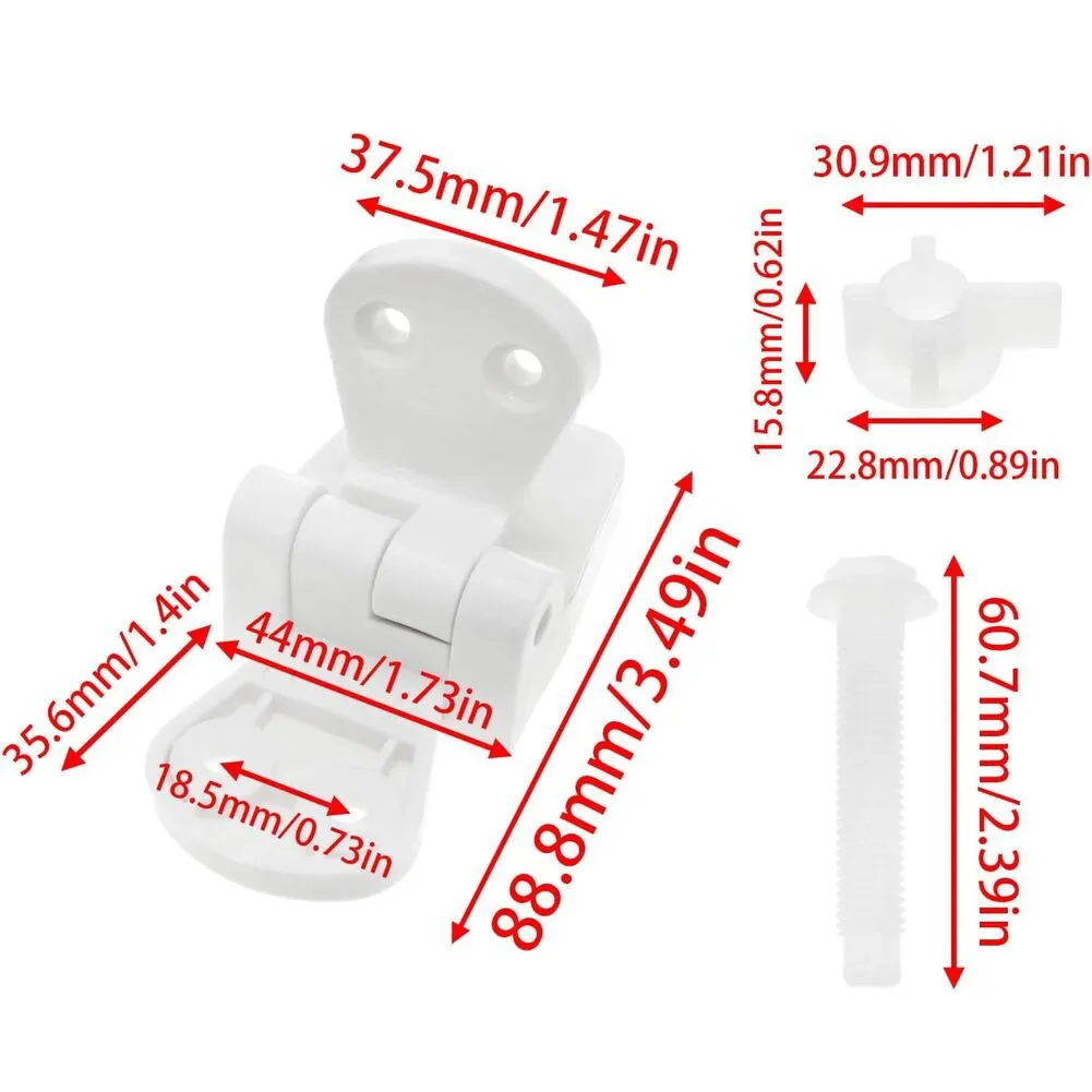 For Toilet Seat Hinge Bolt Nut Hardware Pack For Maintaining Seat Responsiveness And Lid Operation Consistency