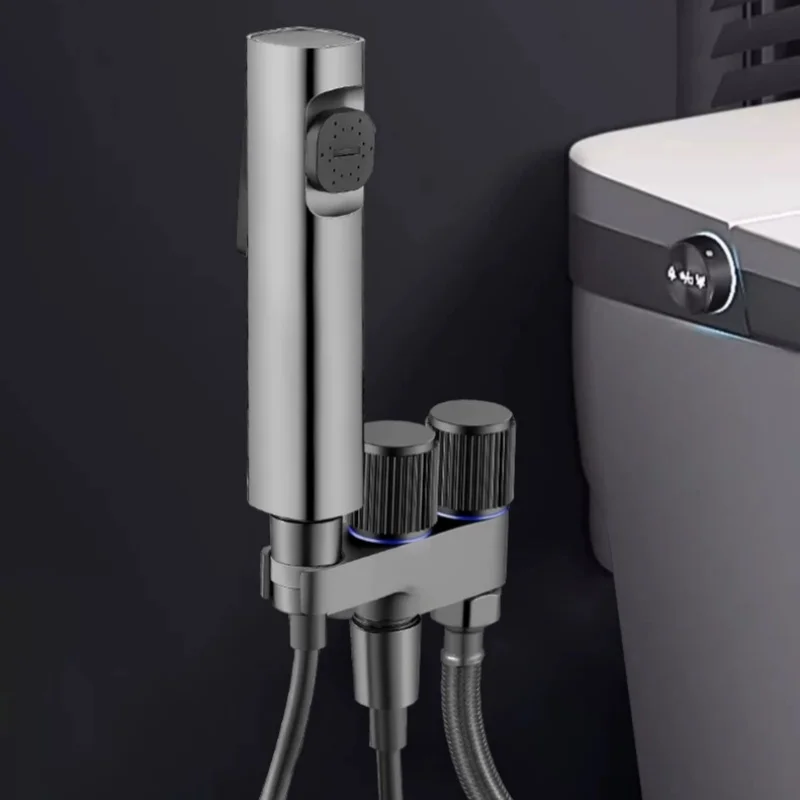 Adjustable Water Pressure Handheld Bidet Sprayer for Toilet, Feminine Washer, Bathroom Shower Head with Strong Water Pressure