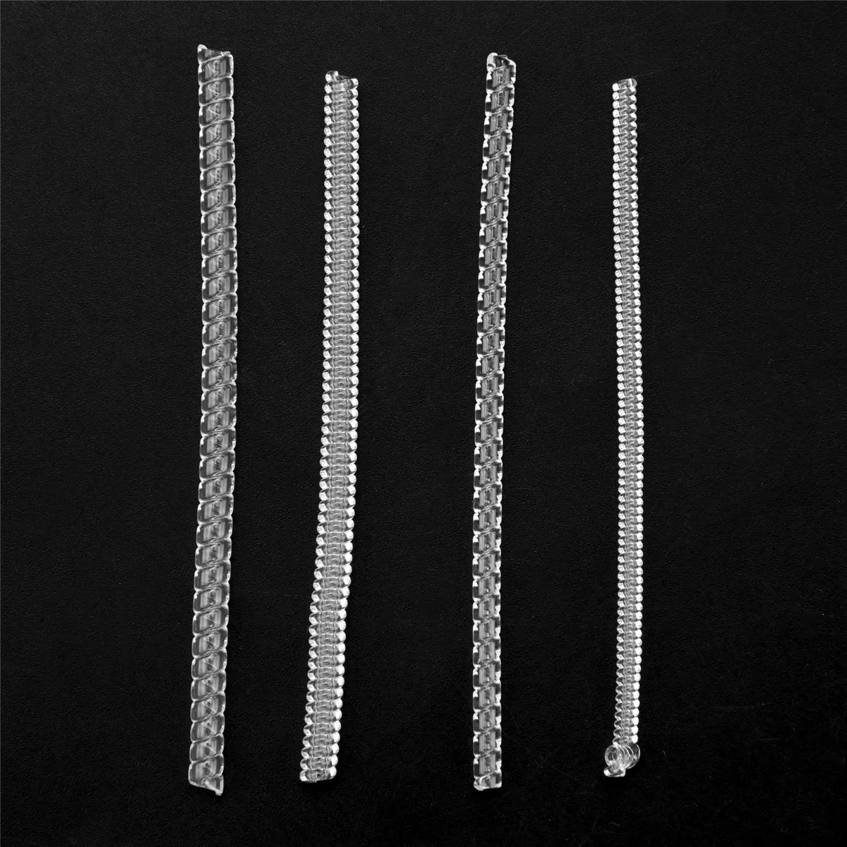 AT77 Ring Size Adjuster for Loose Rings Invisible Ring Guard Clip Transparent Silicone Sizer Tightener Resizer 4 Sizes