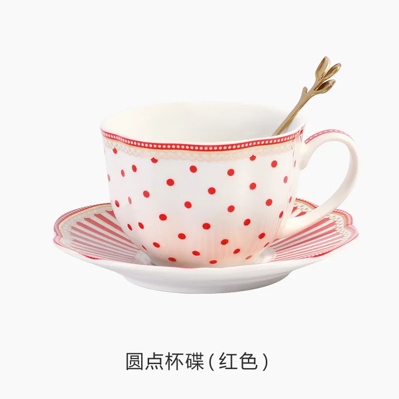 Striped Dot Ceramic Espresso Coffee Cup Tea Milk Drinking Cups with Handle Mug for Office Novelty Gift With Original Box