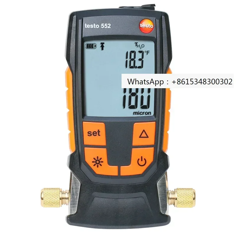 Original Detu testo 552 digital vacuum meter testo 552i Bluetooth wireless vacuum probe tester